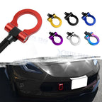 Track Racing Style CNC Anodized Aluminum Tow Hook Set for Chevy Corvette (2015–2019)