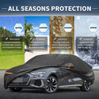 Waterproof PEVA Car Cover for Audi A3 (2012–2024) with Zipper