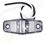 Pack of 16 Clear Lens Side Marker Lights for Trailer Truck Pickup 12V