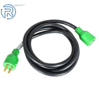 4-Prong 10ft 30Amp Generator RV Power Extension Cord L14-30 for RVs