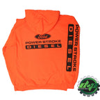 3X Orange Hoodie for Ford Powerstroke Diesel