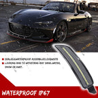 Clear White LED Front Bumper Side Marker Lights for Mazda MX-5 Miata (2016–2023)