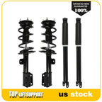 Set of 4 Complete Struts with Coil Springs for Ford Explorer (2013–2018)