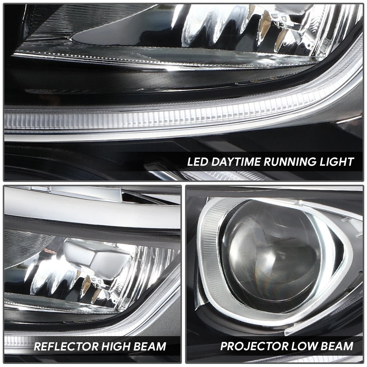 Left Driver Side LED DRL Projector Headlight Assembly for Optima (2019–2020)