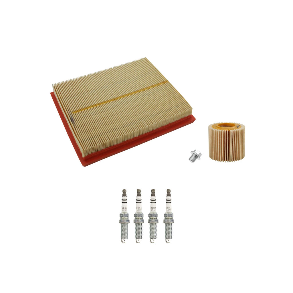 Wix Engine Air Oil Filters & NGK Spark Plugs Kit for CT200h Prius V (2011–2017)