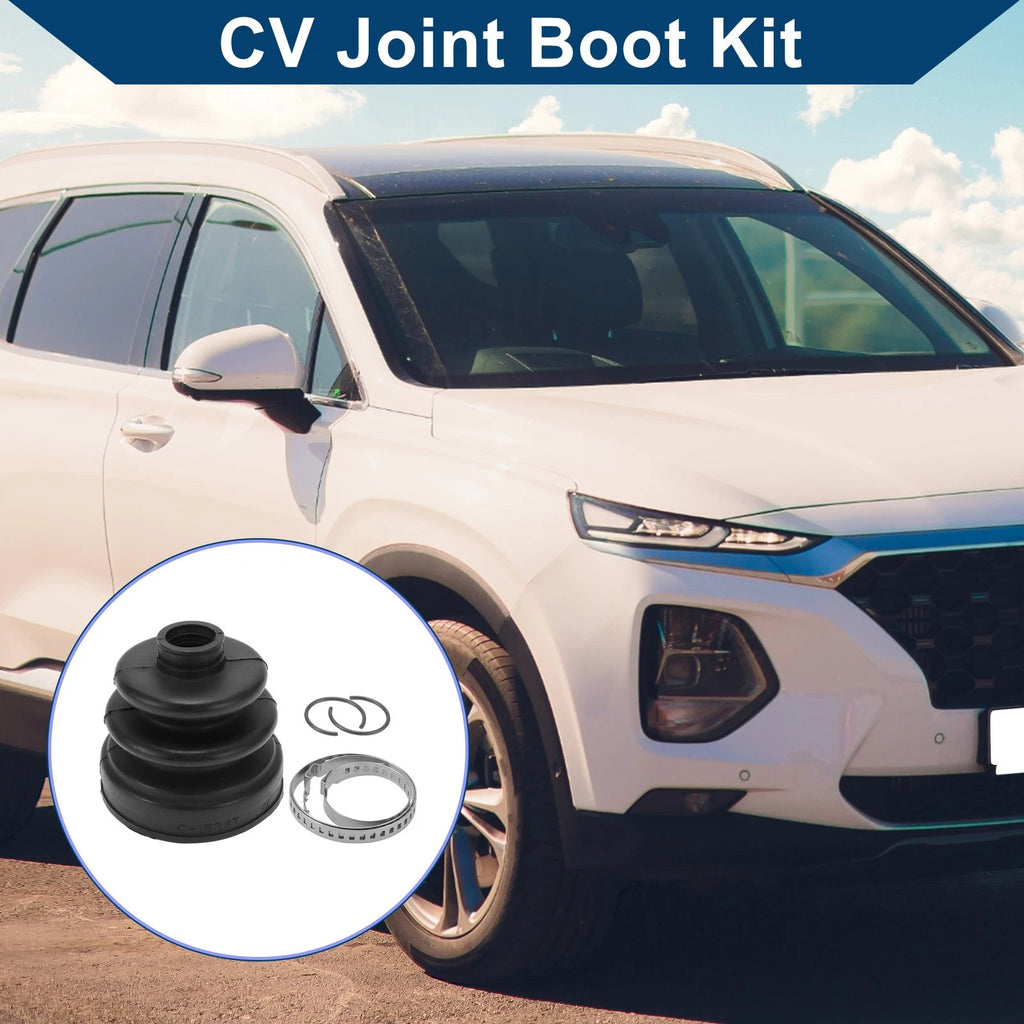 Inner CV Joint Boot Kit w/ Clamps for Hyundai Santa Fe (2009–2012)