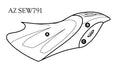 Hydro-Turf Seat Cover for Yamaha GP 800R (2001–2002) / 1200R (2000–2002)