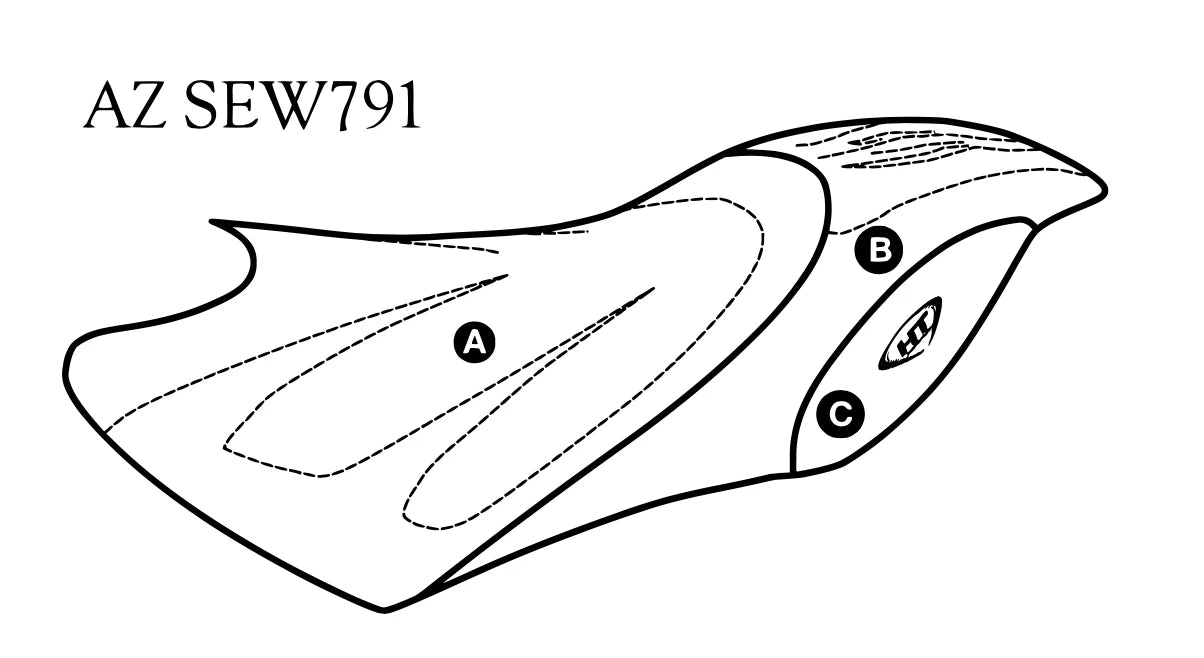 Hydro-Turf Seat Cover for Yamaha GP 800R (2001–2002) / 1200R (2000–2002)