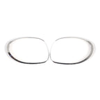 Pair Chrome Taillight Trim Ring Bezel for Fiat 500L (2014–2020)