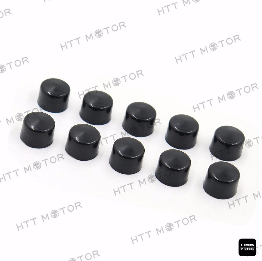 10pcs Allen Socket Bolt Cap Dress Kit for Harley-Davidson (Misc)