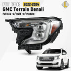 Full LED Headlight with DRL Module for GMC Terrain Denali (2022–2024)