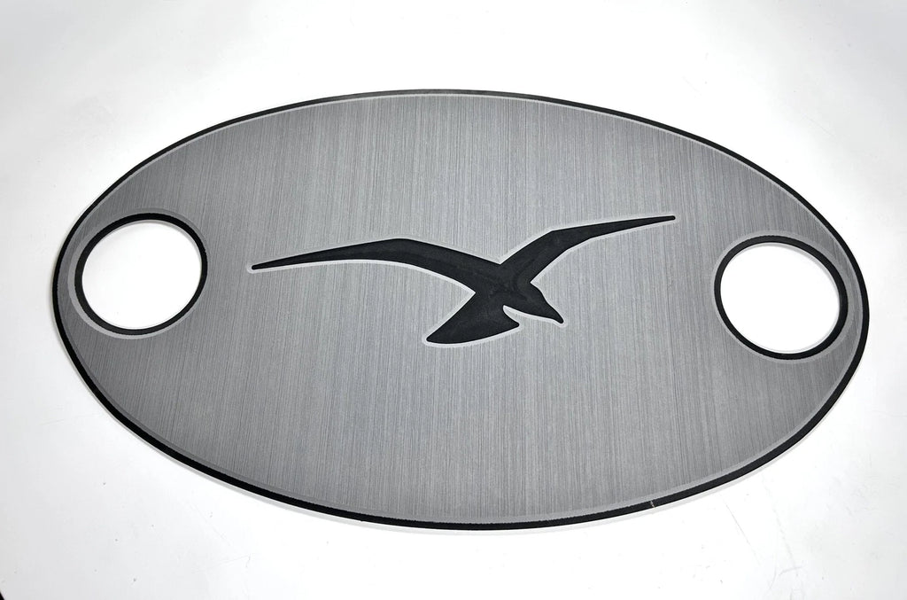Proline Oval Table Top Grey Inlay for Springfield 18 x 30