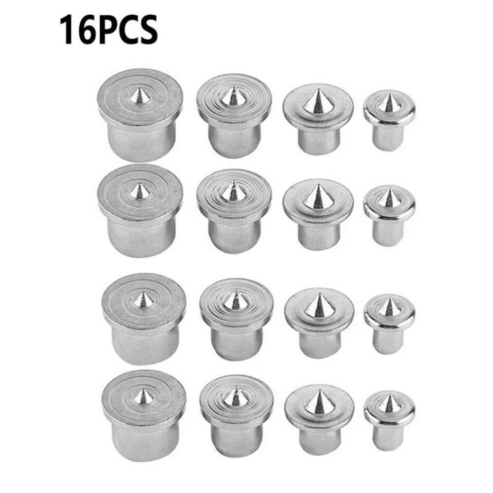16pcs Set of Locator Dowel Center Points for Woodworking