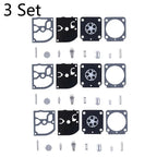 Set of 3 Carburetor Rebuild Kits for Stihl MS171 MS181 MS201 (RB-99 RB99)