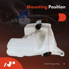Windshield Washer Reservoir with Pump for Ford Escape C-Max (2013-2014)