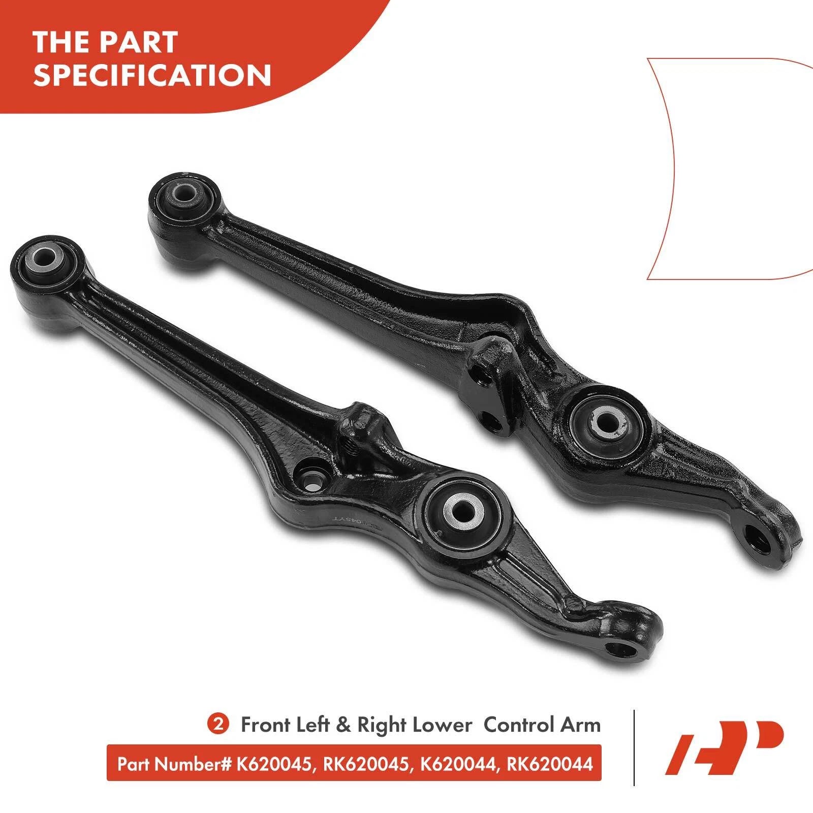 12x Front Control Arm Sway Bar Tie Rod for Honda Accord (1998–2002)