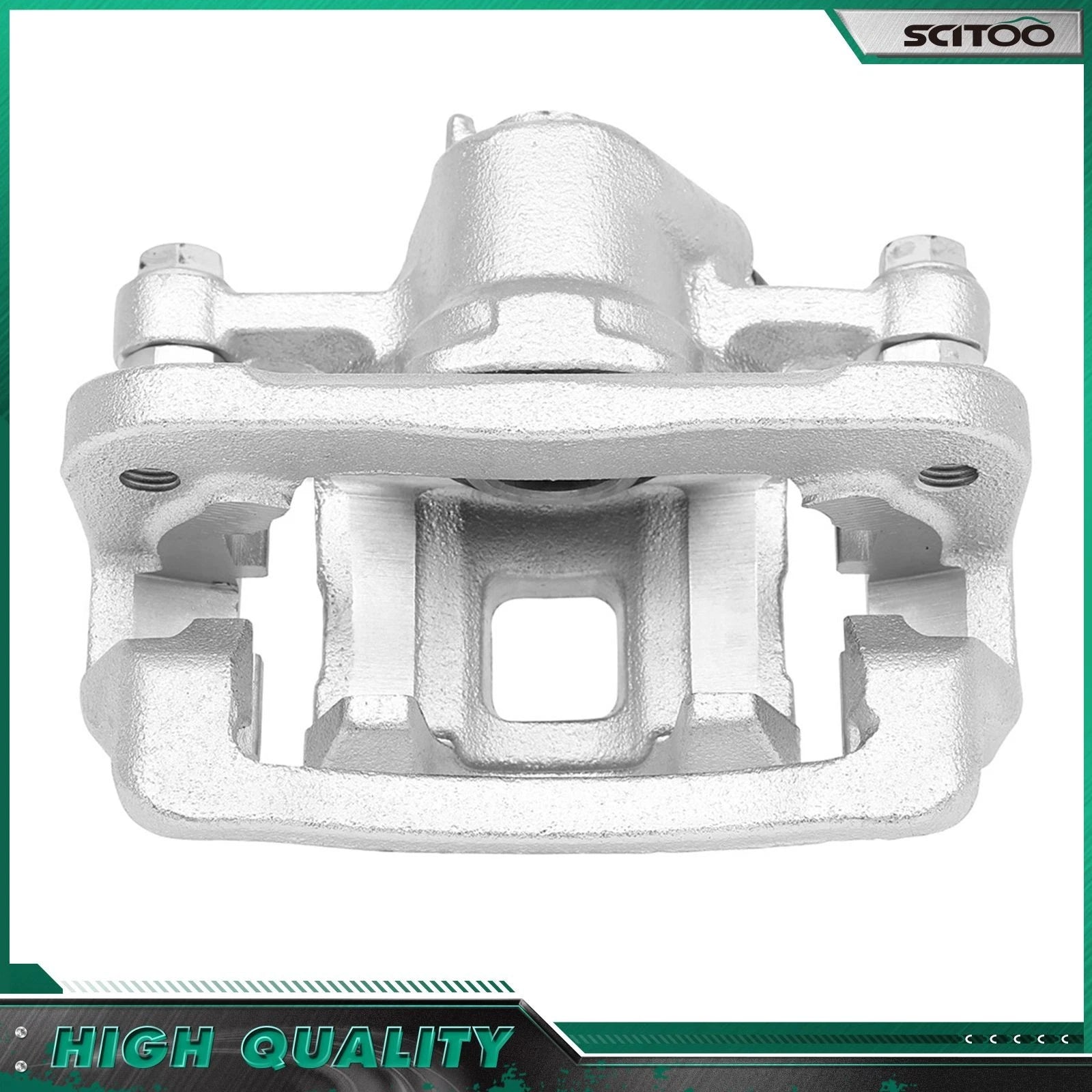 Rear Left Brake Caliper w/Bracket & Ceramic Pads for Kia Soul (2010–2013)