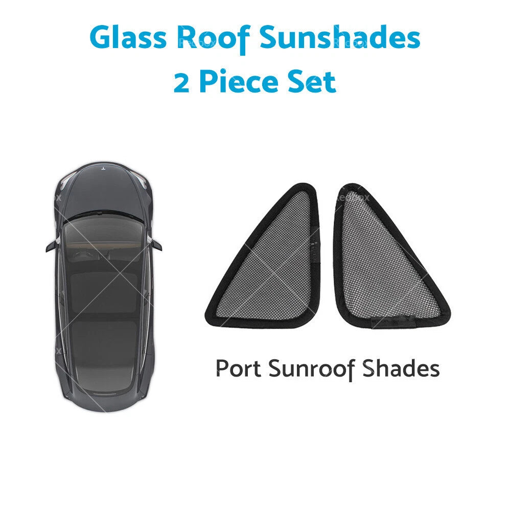 Rear Sunroof Sun Shades for Tesla Model 3 (2017–2021)