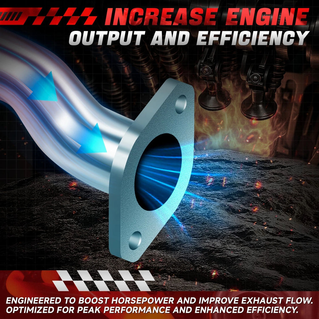 Long Tube Exhaust Header for Mitsubishi Eagle (1995–1999) 1-1/2" OD