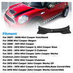 Set of 2 Windshield Cowl Covers for Mini Cooper R55 R56 R57 (2007–2015)