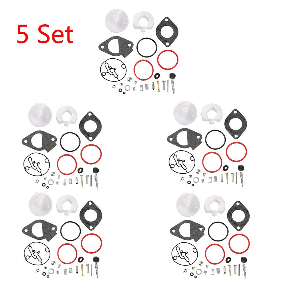 Set of 5 Carburetor Rebuild Kits for Nikki Briggs & Stratton (796184)