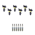 Set of 6 Ignition Coils & NGK Iridium IX Spark Plugs for Trailblazer Envoy (2002–2009)