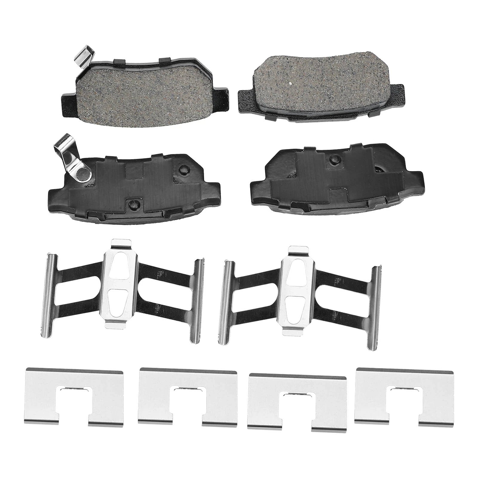 Set of 4 Rear Ceramic Brake Pads for Honda Civic (1992–1995, 1999–2001)