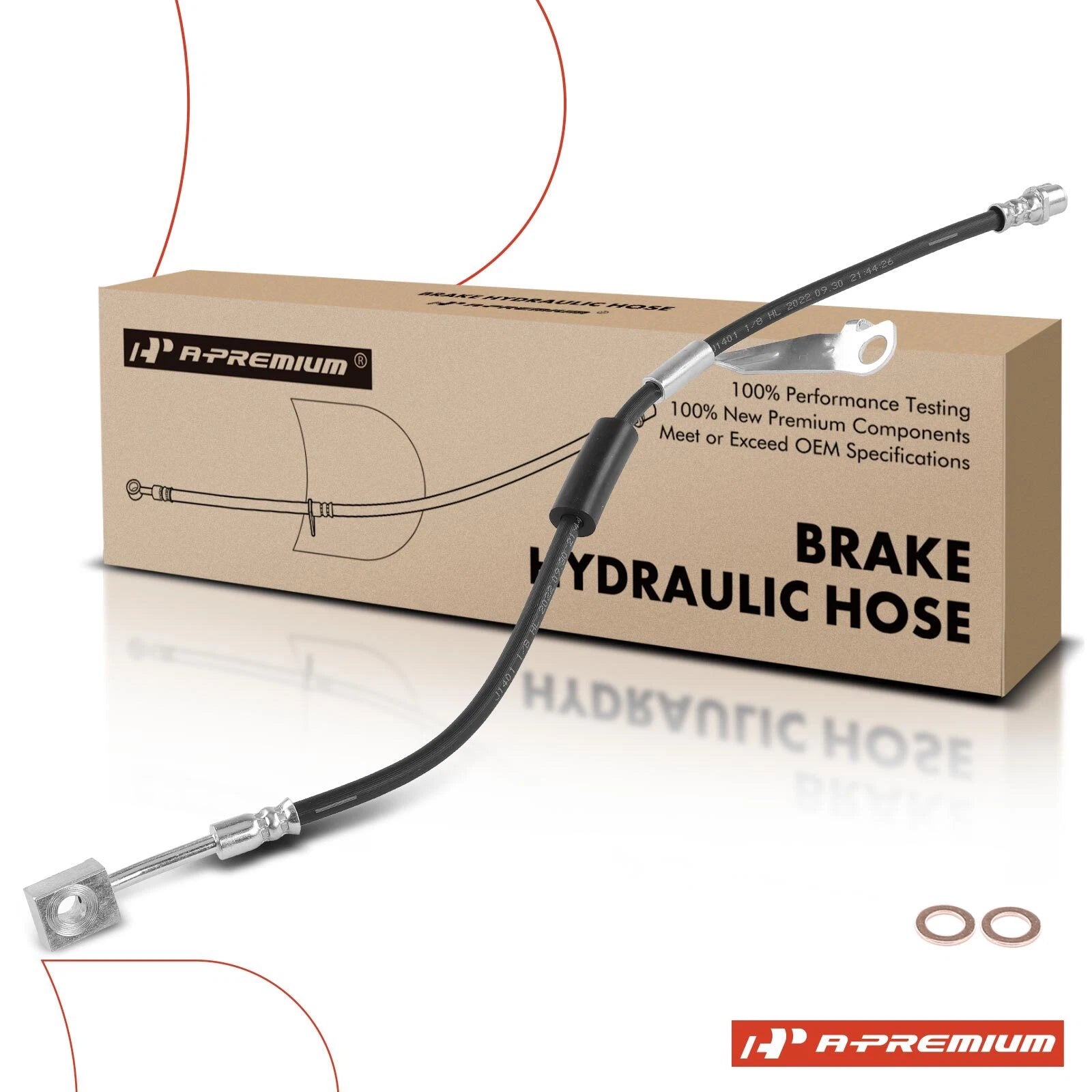 Front Right Brake Hydraulic Hose for Buick Regal (2014–2017) Cadillac XTS (2014–2017)