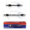 Set of 2 Front CV Axle Shafts for Kia Sportage 2.4L FWD (2011–2013)