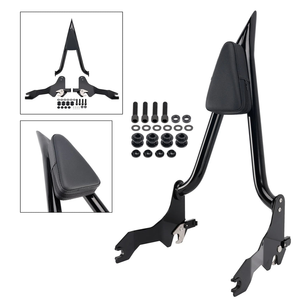 Passenger Sissy Bar Backrest for Low Rider FXLRS FXLRST Sport Glide FLSB (2018–2023)