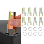8X Iron Station Key Replacements + Keyrings for RTU LP Outdoor Boxes