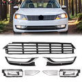 Set of 7 Front Bumper Fog Lights for VW Passat (2012–2015)