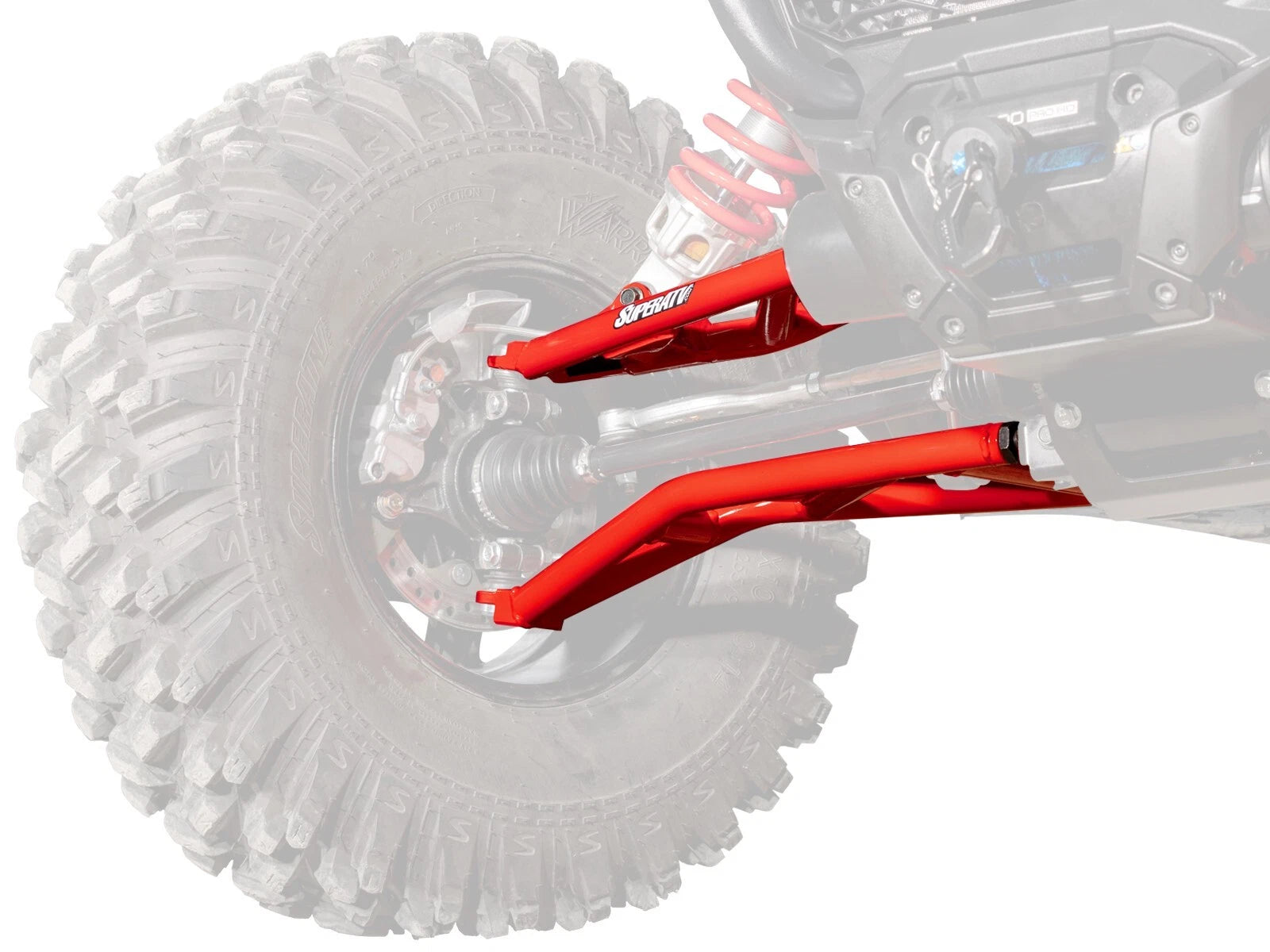 Adjustable A-Arms for Polaris RZR XP (2024–2025) - Red