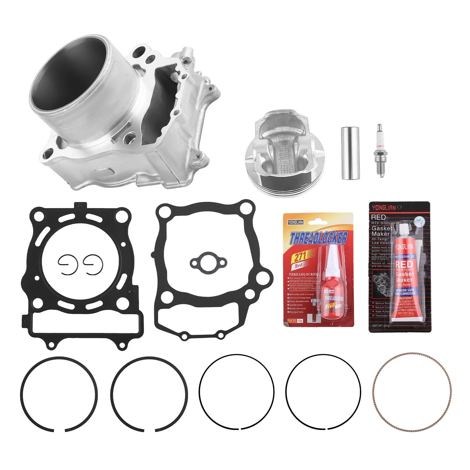 Cylinder Piston Gasket Rebuild Kit for Polaris Sportsman 550 XP (2009–2014) 3090202 3090092