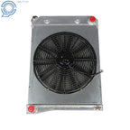 3-Row Aluminum Radiator with Shroud Fan Kit for Chevy El Camino (1971–1987)