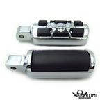 Pirate Skull Zombie Footpegs for Yamaha Road Star Warrior (2002–2009)