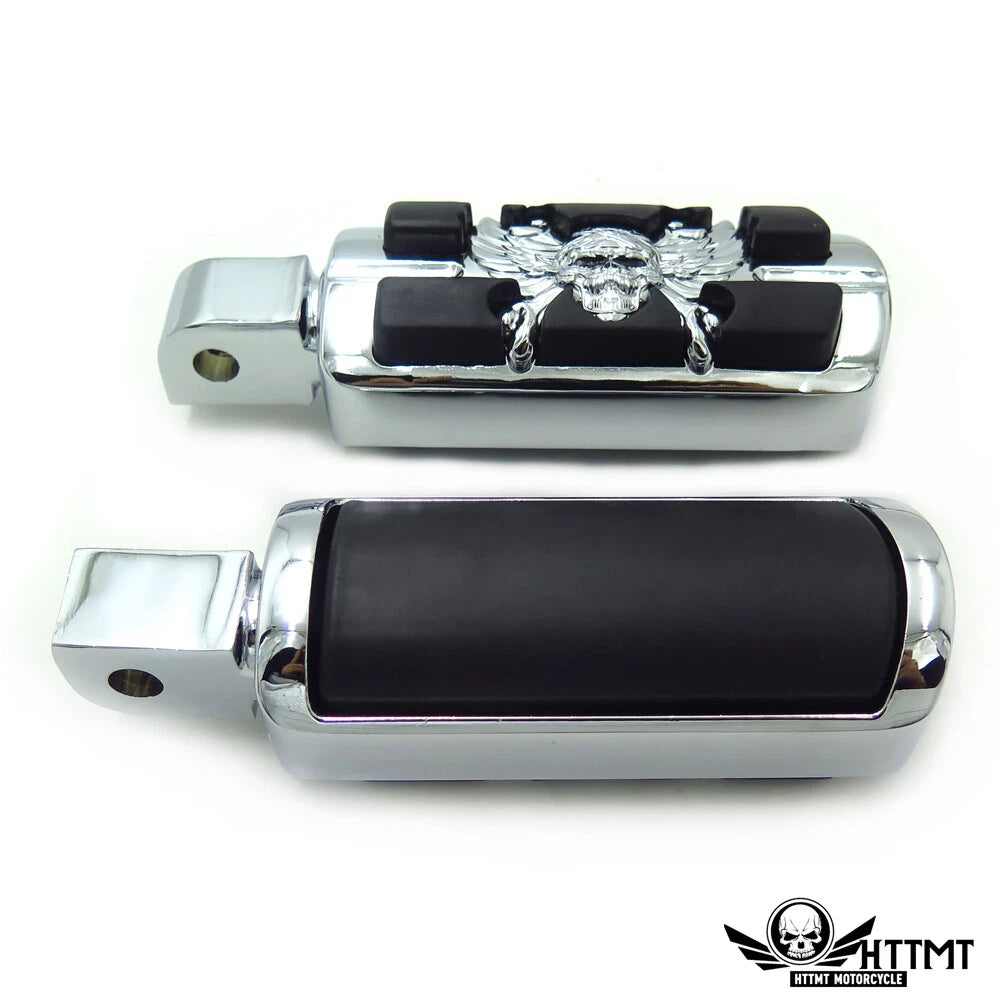 Pirate Skull Zombie Footpegs for Yamaha Road Star Warrior (2002–2009)