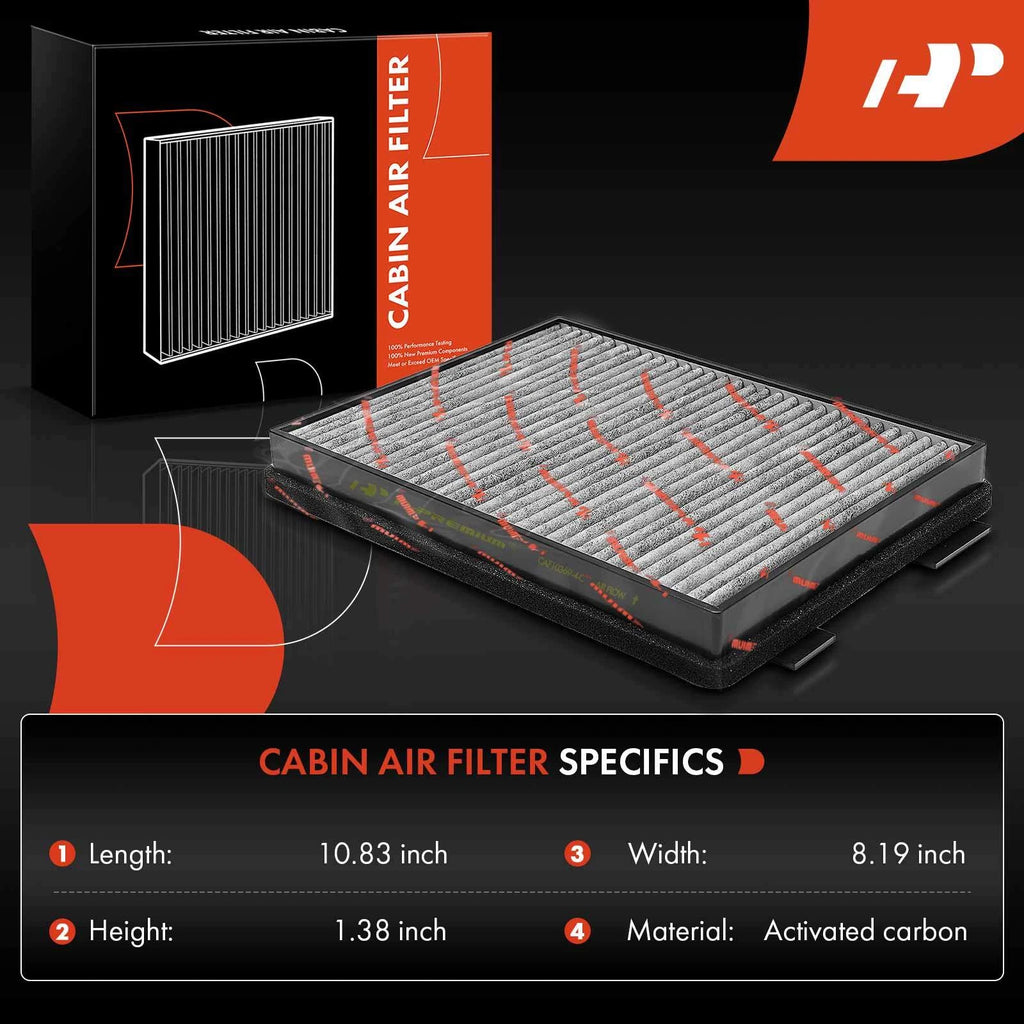 Set of 4 Activated Carbon Cabin Air Filters for BMW 525i 530i (2001–2003)