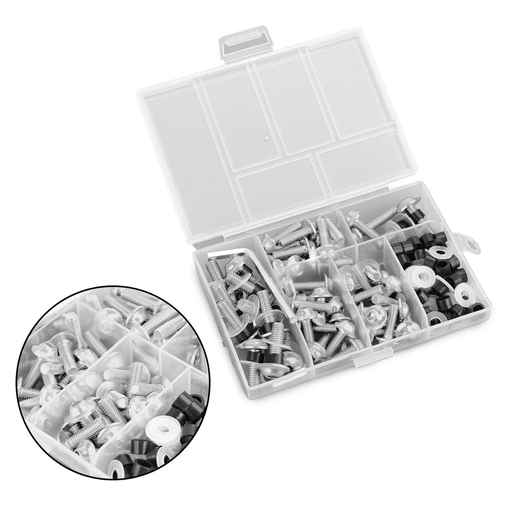 Fastener Clip Screw Bolt Kit for Motorcycle Sportbike Windscreen (T9)