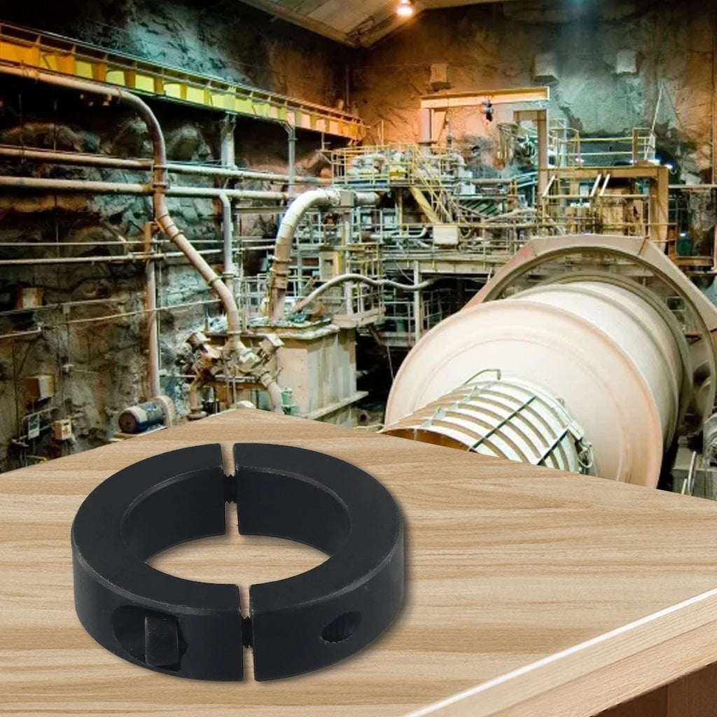 2X Black Steel Clamping Ring for 10mm 40mm