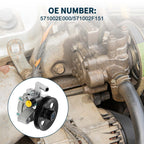 Power Steering Pump with Pulley for Hyundai Tucson (2005–2009) Kia 571002E000