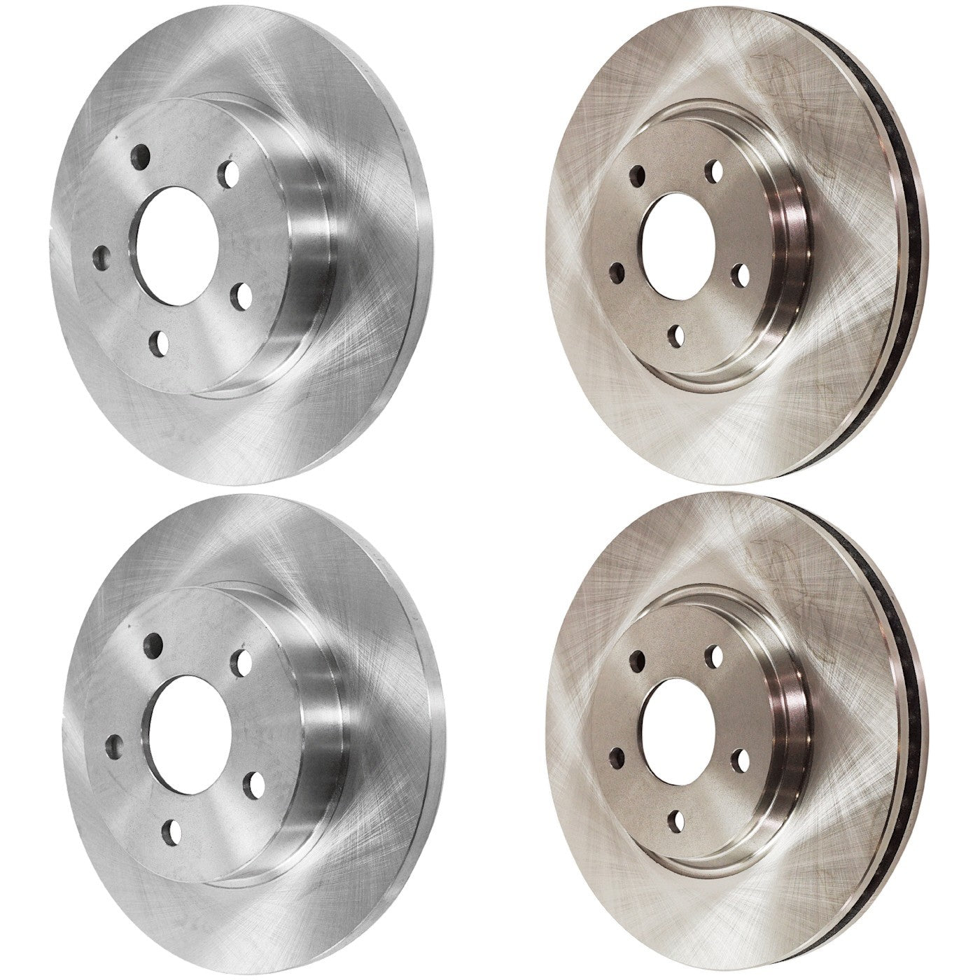 Set of 4 Brake Disc Rotors for Chevy Malibu Pontiac G6 HHR Aura G5