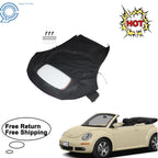 Convertible Soft Top with DOT Glass Window for Volkswagen Beetle (2003–2010)