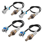 Set of 4 O2 Oxygen Sensors for GMC Sierra 1500 5.3L (2003–2005, 2007–2013)