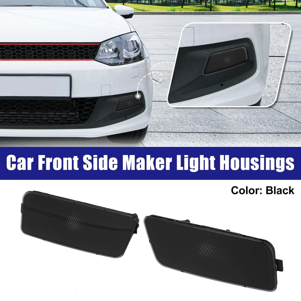 Pair Front Bumper Side Marker Light Housing for VW MK6 Golf GTI (2010–2014)