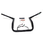 12" Black Prewired Handlebar for Harley Davidson Street Glide/Electra Glide/Ultra Limited (2014–2015)