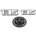135 HP Horsepower Decal Sticker for Yamaha Outboard Engine Cover
