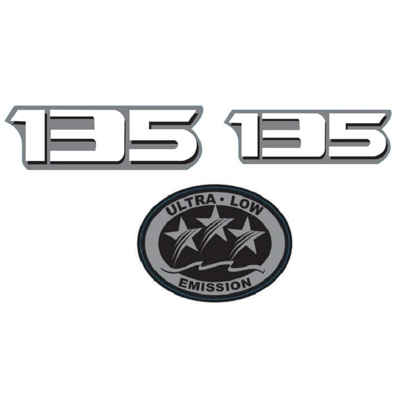 135 HP Horsepower Decal Sticker for Yamaha Outboard Engine Cover