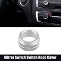 Auto Mirror Switch Knob Cover for Toyota  - Silver Tone