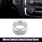 Auto Mirror Switch Knob Cover for Toyota  - Silver Tone